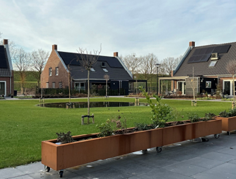 Decoratieve afbeelding tuintje Herpen