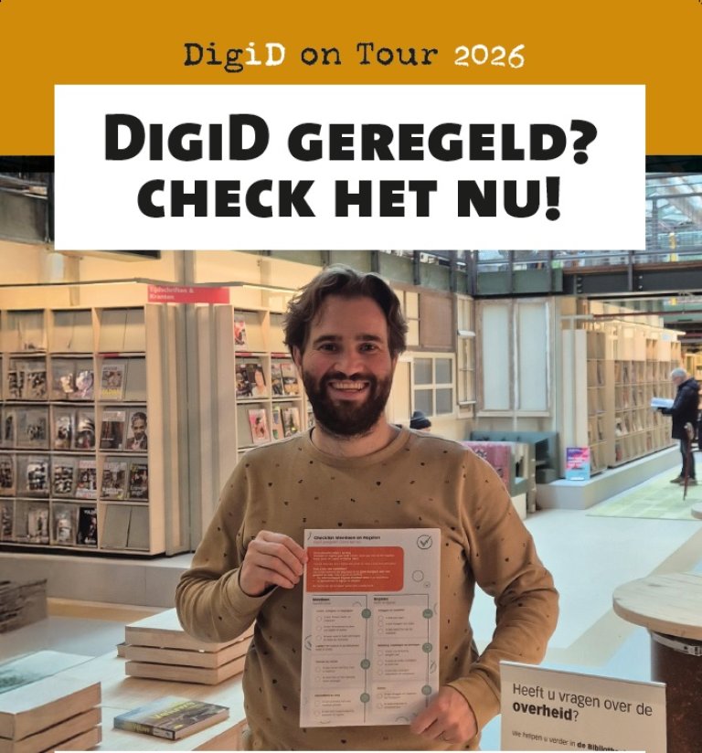 DigiD on Tour komt naar u toe!